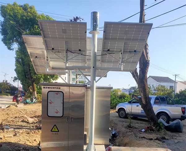 抚州市文昌里污水收集管网工程-太阳能智能截流井设备 (1)